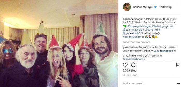 Ünlülerin Instagram paylaşımları (02.01.2018)
