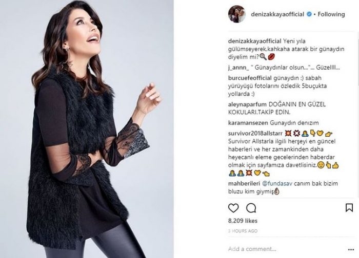 Ünlülerin Instagram paylaşımları (02.01.2018)