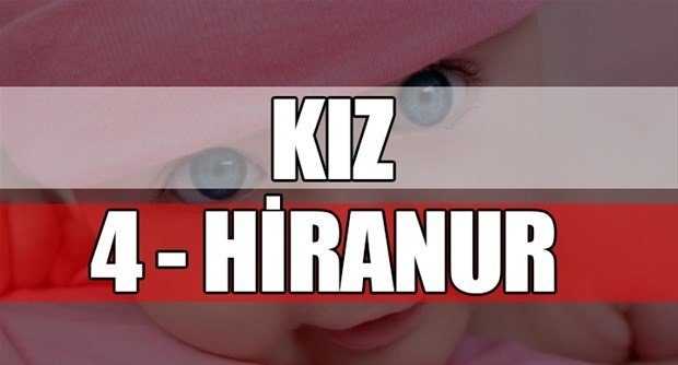 2017'de en çok koyulan isimler