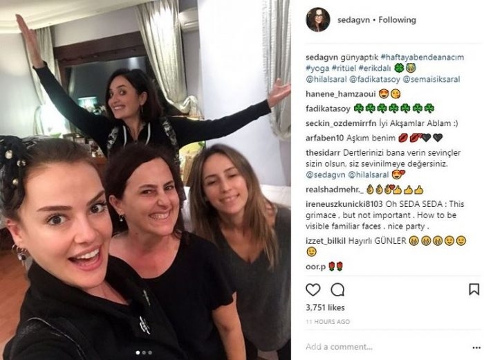 Ünlülerin Instagram paylaşımları (03.01.2018)