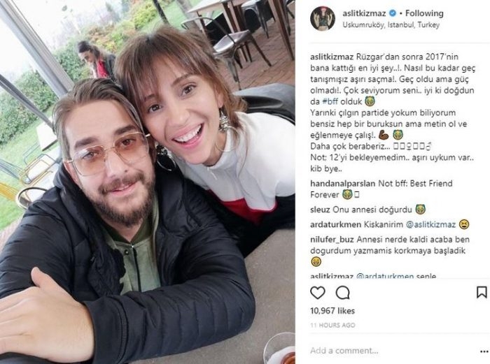 Ünlülerin Instagram paylaşımları (03.01.2018)