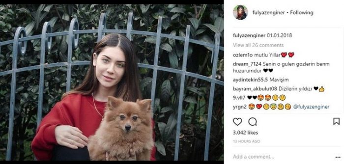 Ünlülerin Instagram paylaşımları (03.01.2018)
