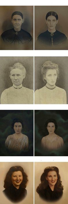 Yıllar sonra aynı fotoğrafları canlandırdılar!