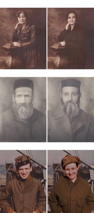Yıllar sonra aynı fotoğrafları canlandırdılar!