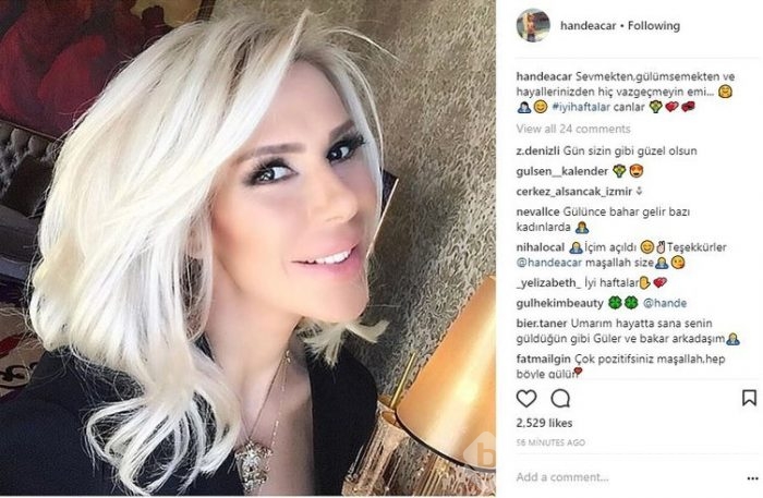 Ünlülerin Instagram paylaşımları (08.01.2018)