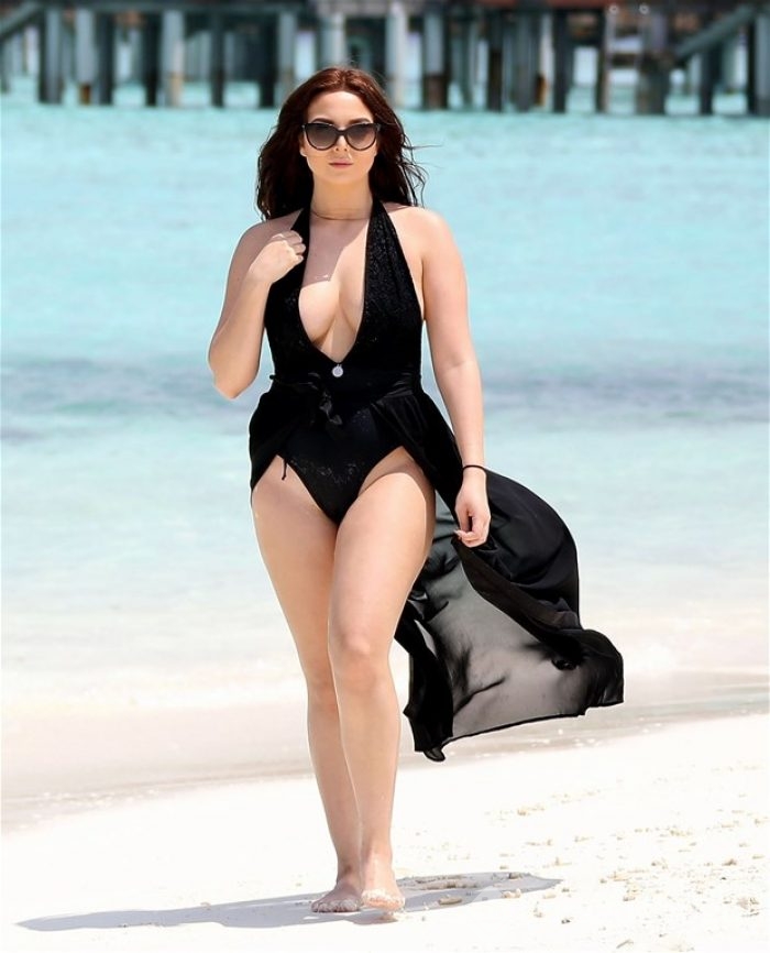 Amelia Goodman Bahamalar'da görüntülendi