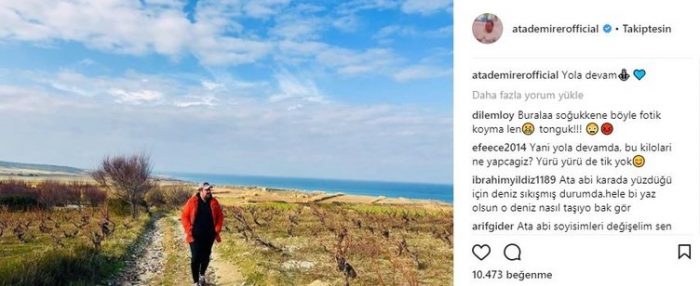 Ünlülerin Instagram paylaşımları (09.01.2018)