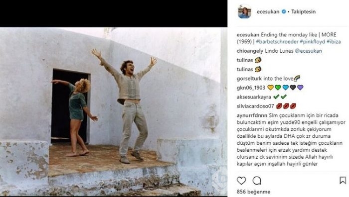 Ünlülerin Instagram paylaşımları (09.01.2018)
