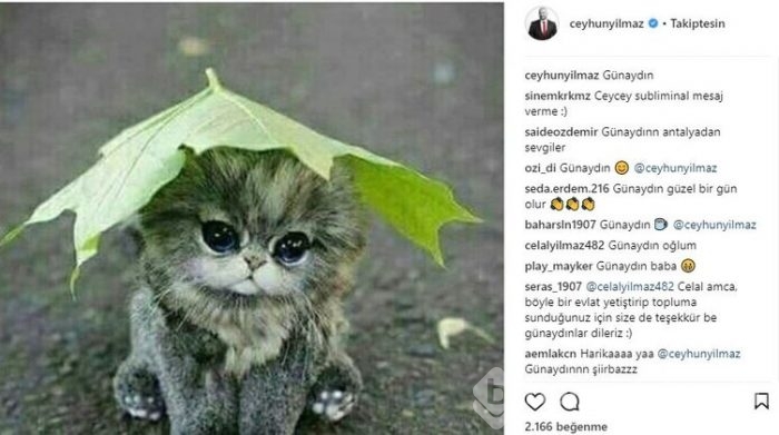 Ünlülerin Instagram paylaşımları (09.01.2018)