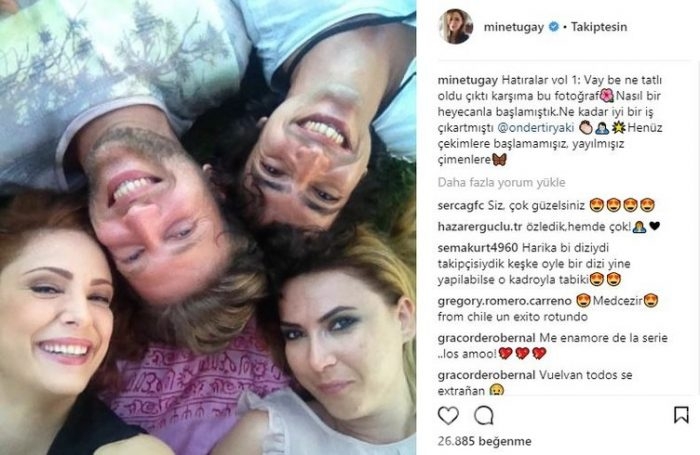 Ünlülerin Instagram paylaşımları (09.01.2018)