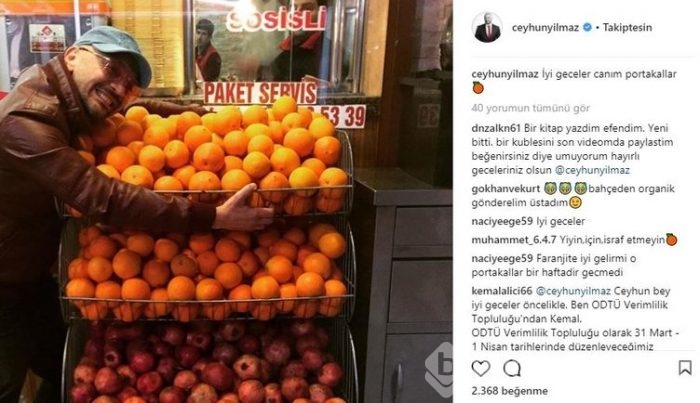 Ünlülerin Instagram paylaşımları (10.01.2018)
