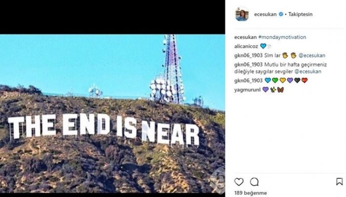 Ünlülerin Instagram paylaşımları (15.01.2018)
