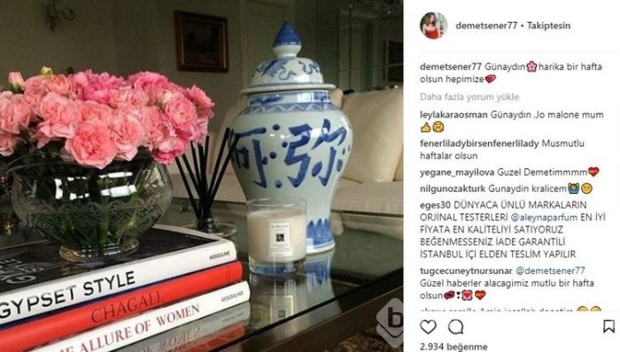 Ünlülerin Instagram paylaşımları (15.01.2018)
