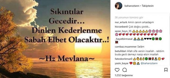 Ünlülerin Instagram paylaşımları (15.01.2018)
