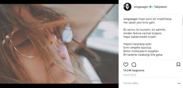Ünlülerin Instagram paylaşımları (16.01.2018)