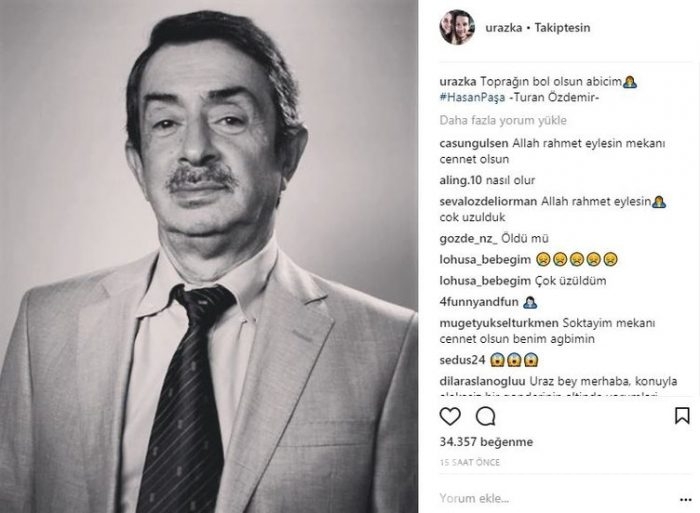 Ünlülerin Instagram paylaşımları (16.01.2018)