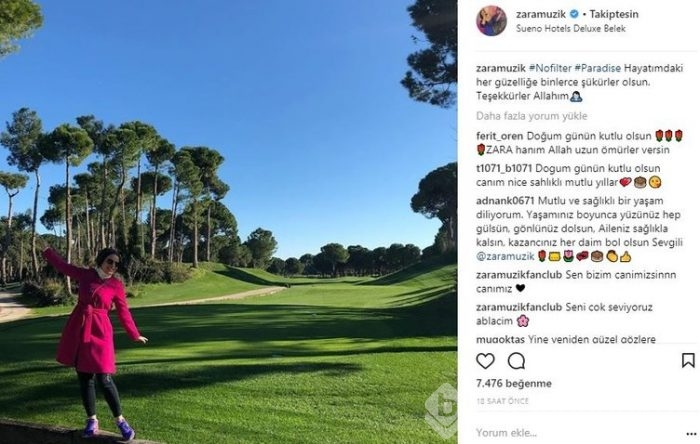Ünlülerin Instagram paylaşımları (16.01.2018)