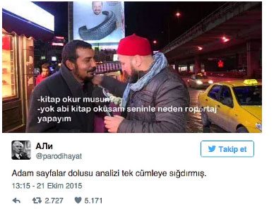 Efsane haline gelmiş komik tweetler