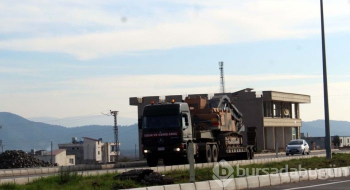Suriye sınırına sevkiyat