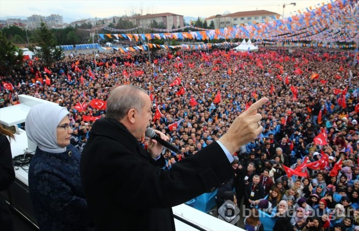 	Cumhurbaşkanı Recep Tayyip Erdoğan Bursa'da konuştu