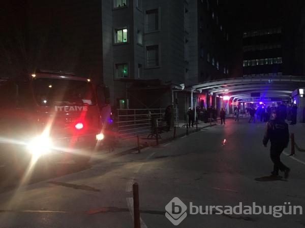 Bursa'da Yüksek İhtisas Eğitim ve Araştırma Hastahanesi'nde yangın çıktı