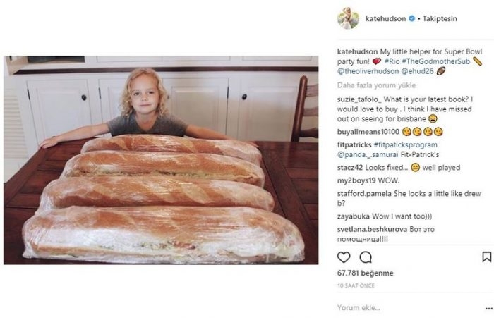 Ünlü isimlerin Instagram paylaşımları (05.02.2018)