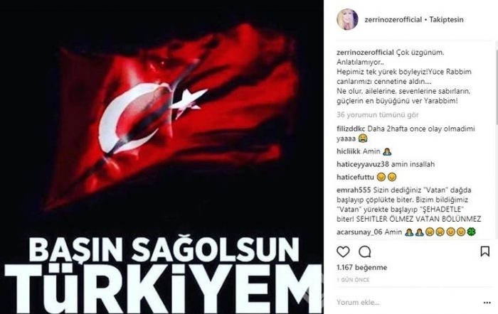 Ünlü isimlerin Instagram paylaşımları (05.02.2018)