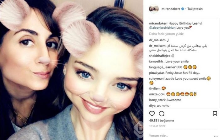 Ünlü isimlerin Instagram paylaşımları (05.02.2018)