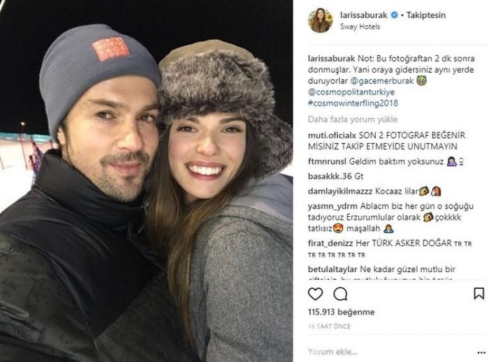 Ünlü isimlerin Instagram paylaşımları (05.02.2018)