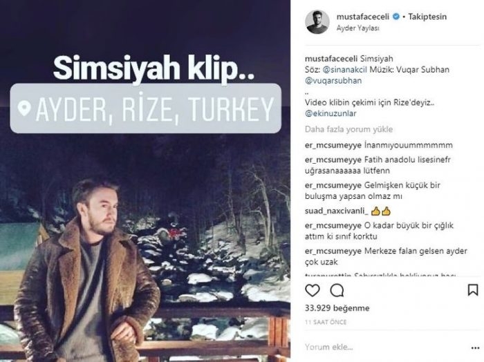 Ünlü isimlerin Instagram paylaşımları (05.02.2018)