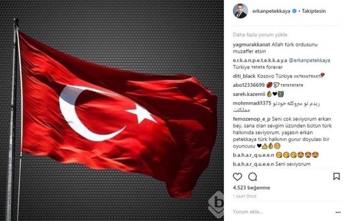 Ünlü isimlerin Instagram paylaşımları (05.02.2018)