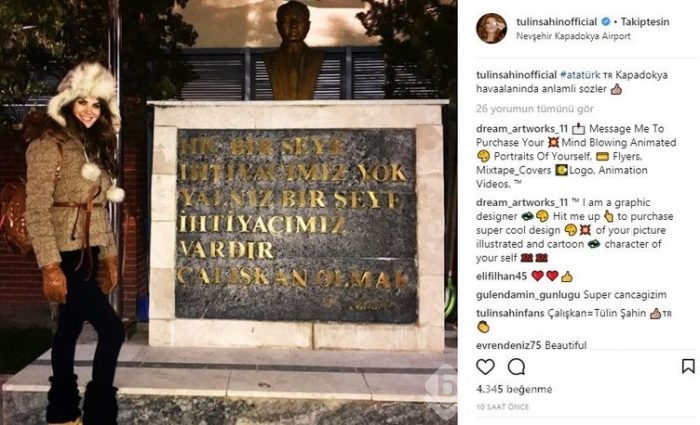 Ünlü isimlerin Instagram paylaşımları (06.02.2018)
