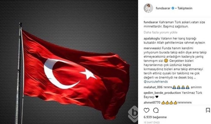 Ünlü isimlerin Instagram paylaşımları (06.02.2018)
