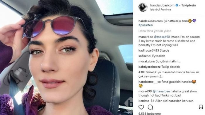Ünlü isimlerin Instagram paylaşımları (06.02.2018)
