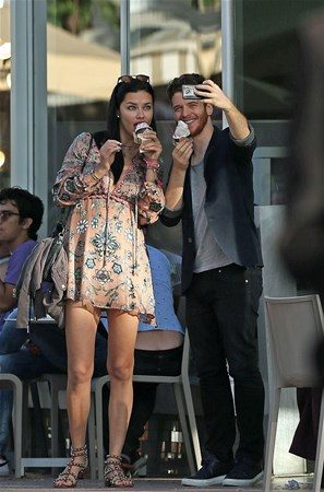 Miami sokaklarında romantik anlar
