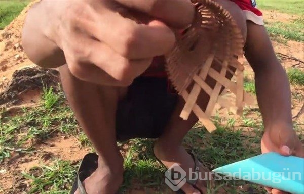 Böyle balık tutma taktiği gördünüz mü?