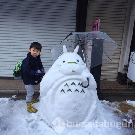 Japonlar kardan adam yaparsa