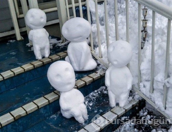 Japonlar kardan adam yaparsa