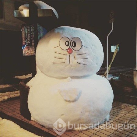 Japonlar kardan adam yaparsa