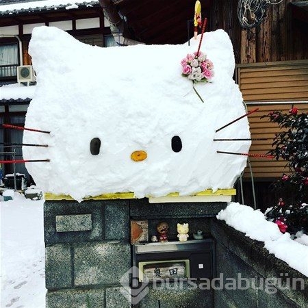 Japonlar kardan adam yaparsa
