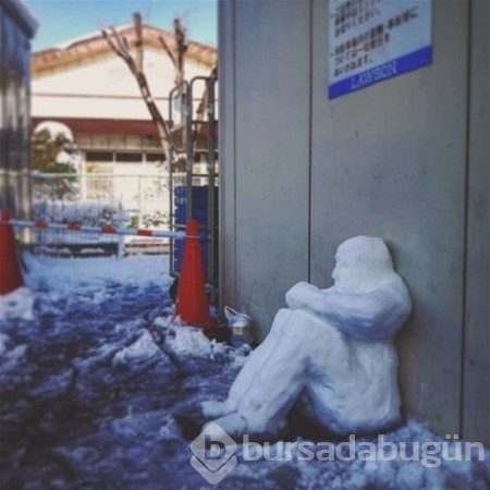 Japonlar kardan adam yaparsa