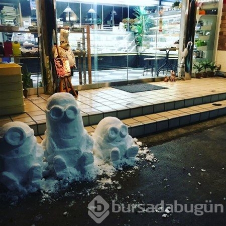 Japonlar kardan adam yaparsa