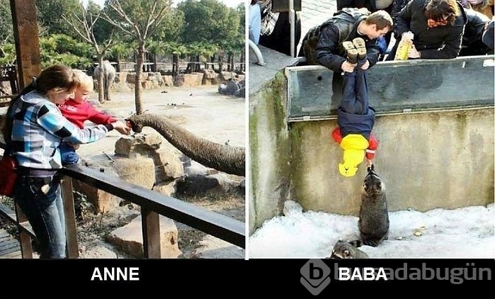 Babalarına bırakılan çocuklar