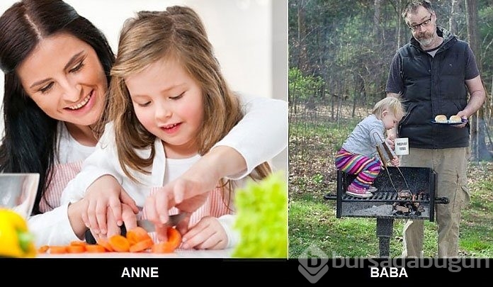 Babalarına bırakılan çocuklar