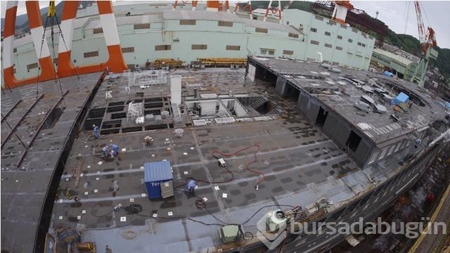 Dev yolcu gemisini böyle inşa ettiler
