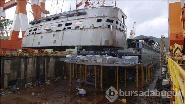 Dev yolcu gemisini böyle inşa ettiler