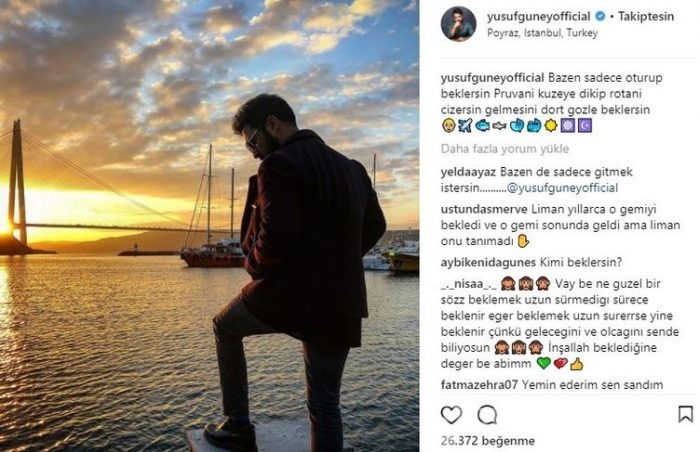 Ünlü isimlerin Instagram paylaşımları (12.02.2018)