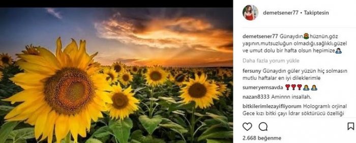 Ünlü isimlerin Instagram paylaşımları (12.02.2018)