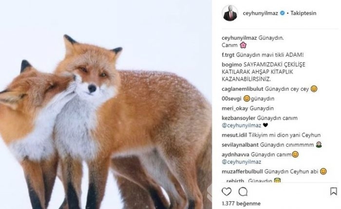 Ünlü isimlerin Instagram paylaşımları (12.02.2018)