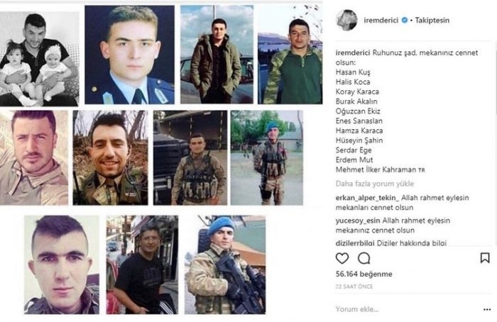 Ünlü isimlerin Instagram paylaşımları (12.02.2018)